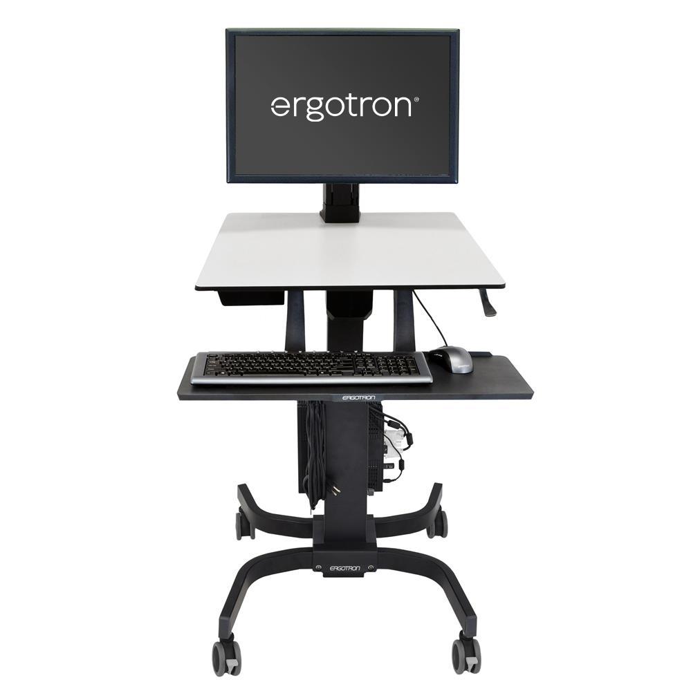 ERGOTRON WORKFIT-C SINGLE HD SIT STAND WORKSTATION