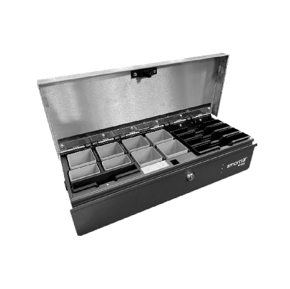APG CASH DRAWER FLIPTOP 460ST3 SMARTTILL 8C/6N BLK