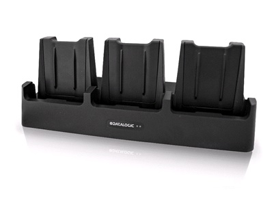 Datalogic Dock for Memor 11/10, Triple Slot, Charge Only, Black (requires power supply 94ACC0197 and power cord to be purchased separately)