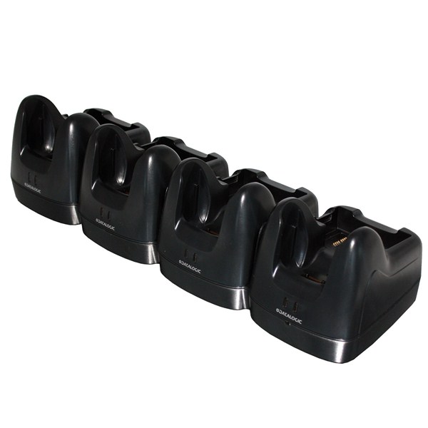 Datalogic Multi Charge Only Dock for Falcon X4, Recharges 4 Terminals and 4 Spare Batteries (power supply included, power cord not included)