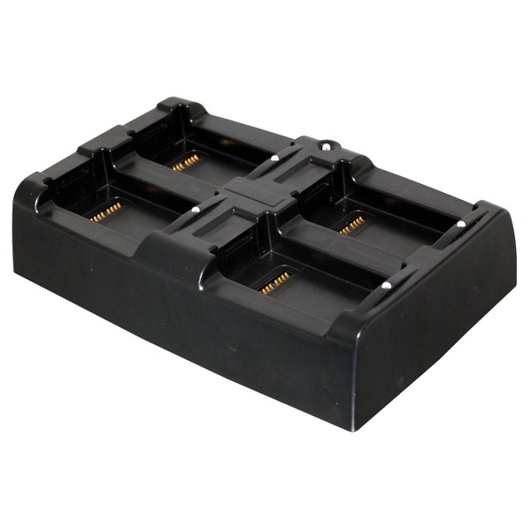 Datalogic Multi Battery Charger for Falcon X4, Recharges 4 Spare Batteries (power supply included in the box, power cord ordered separately)