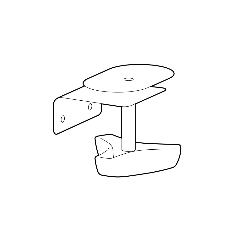 ERGOTRON LX PRO LOWER DESK CLAMP REPL KIT BLK