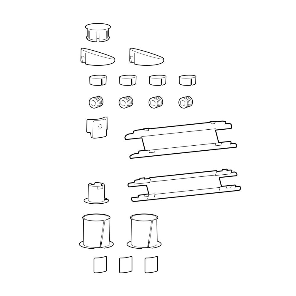 ERGOTRON SPARE PARTS KIT LX PRO DESK BLK