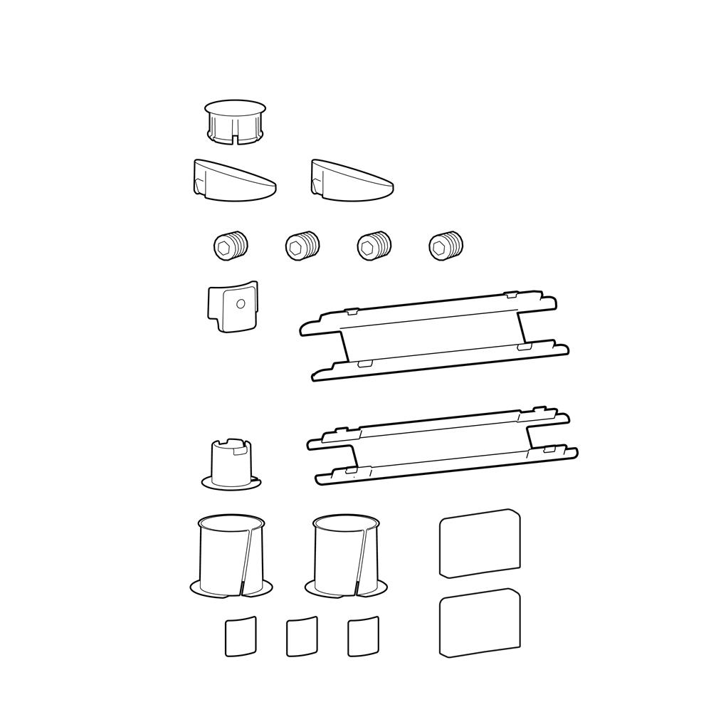 ERGOTRON SPARE PARTS KIT LX PRO WALL MOUNT BLK