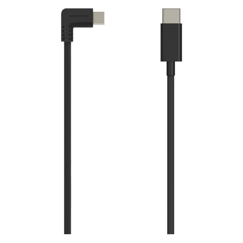 BOSSTAB CABLE RIGHT ANGLE USB-C/USB-C BLK 3M