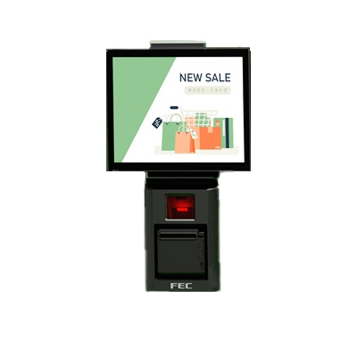 FEC Xelf KS-XP-3682W-WM, Intel i3 Processor, 8GB RAM, 128GB Storage, Windows 10, Wall Mounted, Grey with Silver