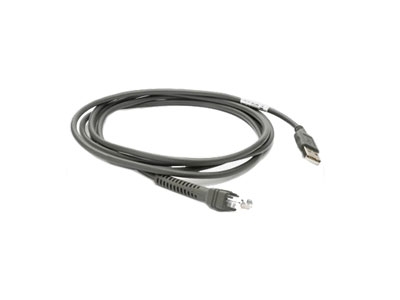 ZEBRA CABLE DATA SCANNER USB-SHIELDED 2.8M STR EAS