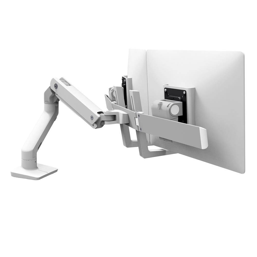 ERGOTRON HX DESK DUAL MONITOR ARM WHI