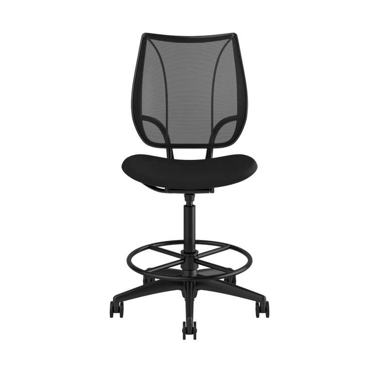 HUMANSCALE CHAIR LIBERTY ARMLESS MF OXY 8/21 BLK