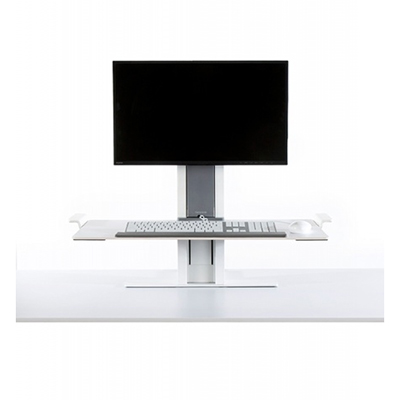 HUMANSCALE QUICKSTAND SNG-LM LP CLAMPBOLT DVID WHI