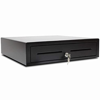 APG Cash Drawer Vasario 4N/8C Ethernet Interface with Painted Front and Dual Media - Black