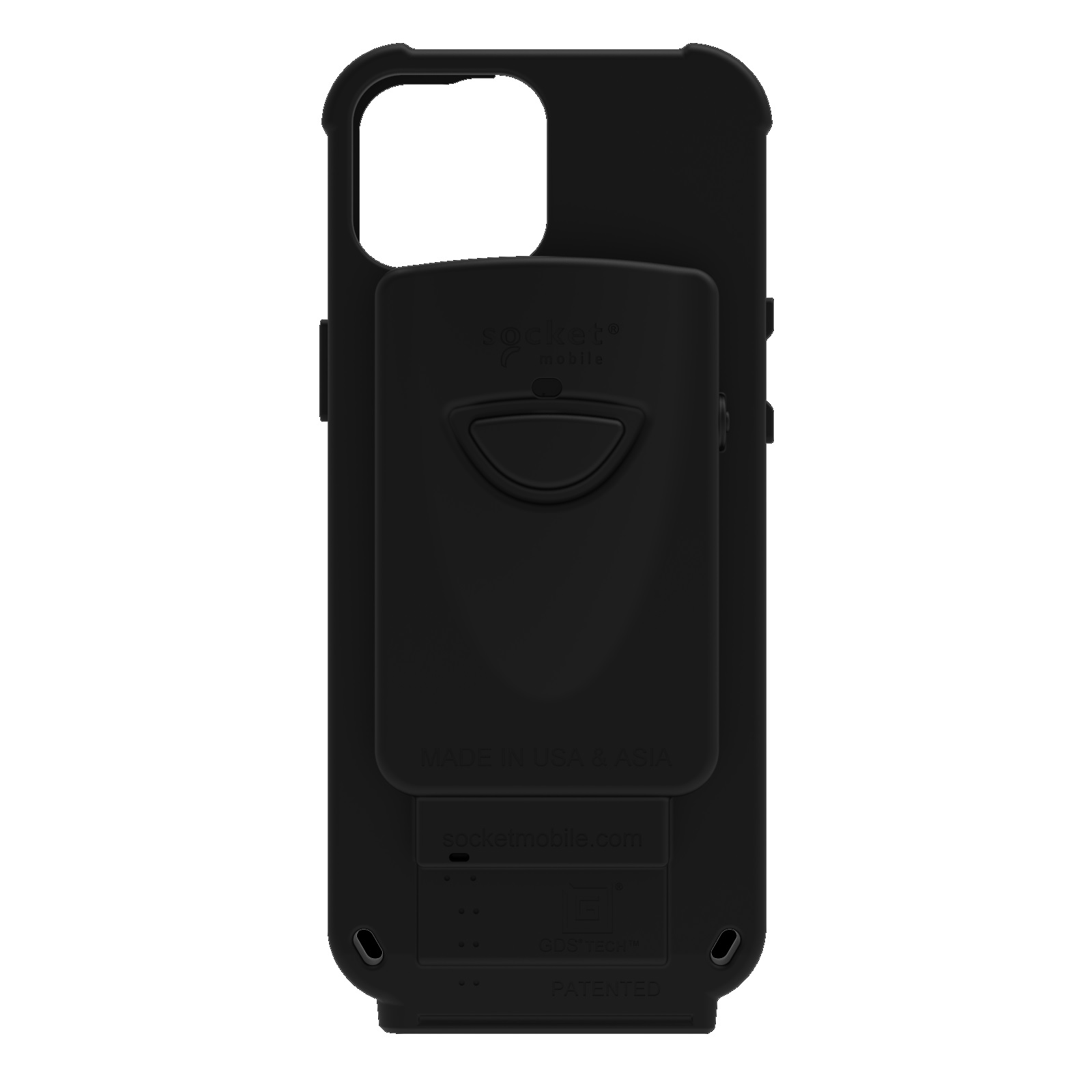 Socket DuraSled DS800 General Purpose Barcode Sled Reader Black for iPhone 16e w/Charging Cable