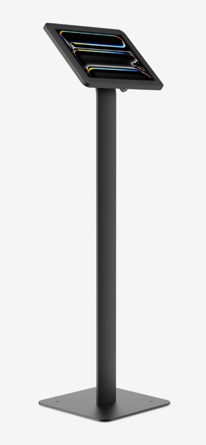 Bosstab Elite Evo Floorstand - 13" iPad (front-facing camera cut-out) - Evo X Movement - Black