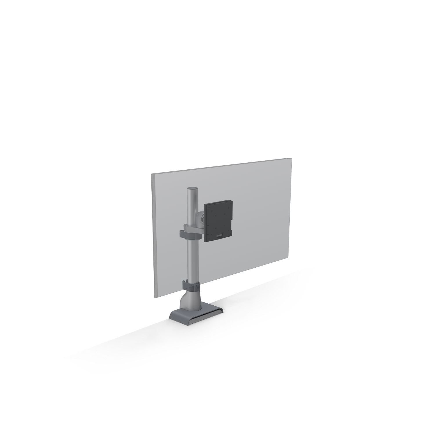 HAT MONITOR ARM E5 SINGLE STATIC SILVER
