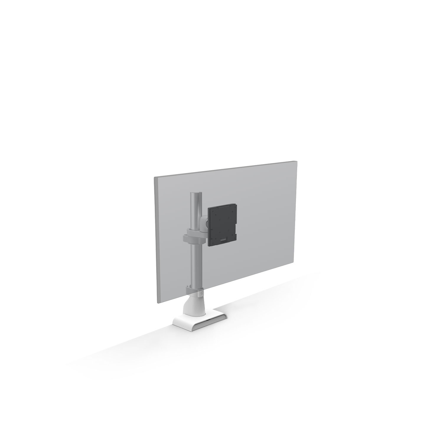 HAT MONITOR ARM E5 SINGLE STATIC WHITE