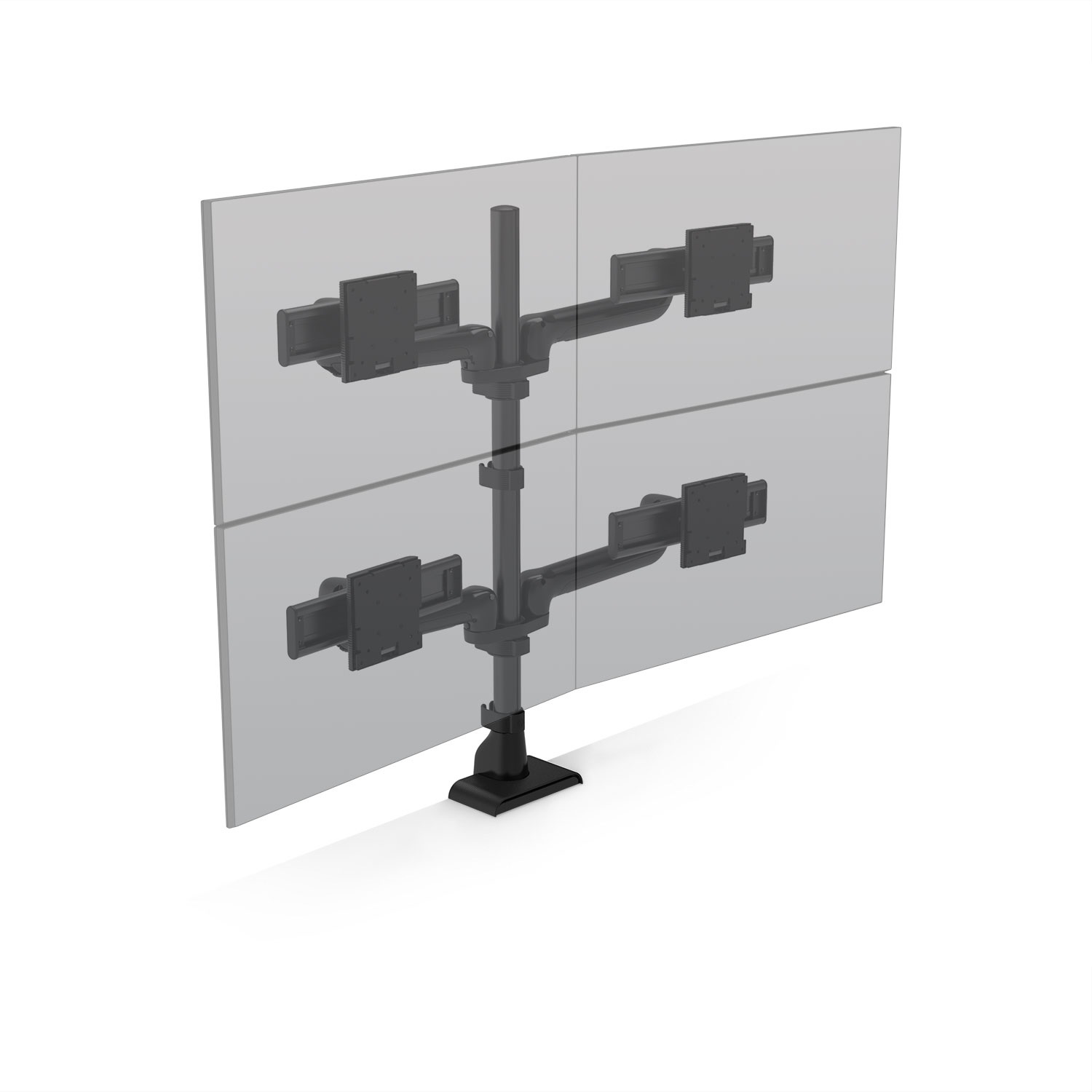 HAT MONITOR ARM E5 2OVER2 STATIC BLACK