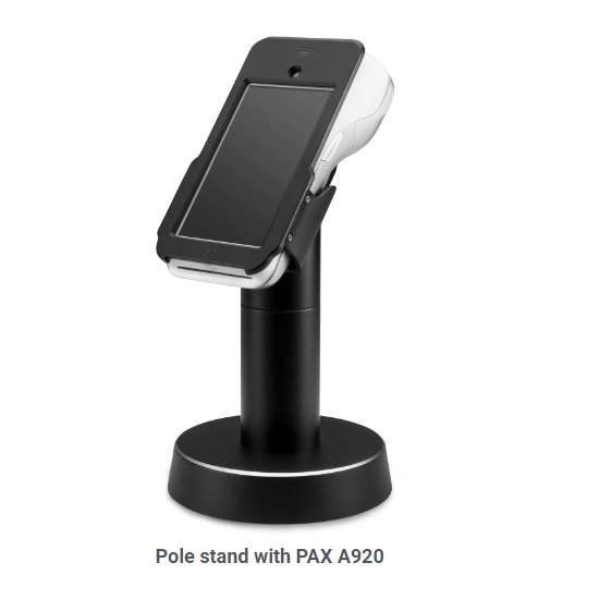 PAX STAND (PS200) & BRACKET BLK FOR A920/L920-BM