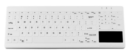 TG3 KEYBOARD CK95 MEDICAL W/TOUCHPAD USB WHITE