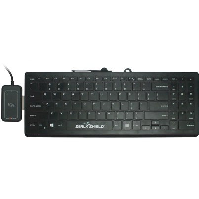 SEAL KEYBOARD CLEANWIPE PRO BLK + RDR-80032BKU-V2