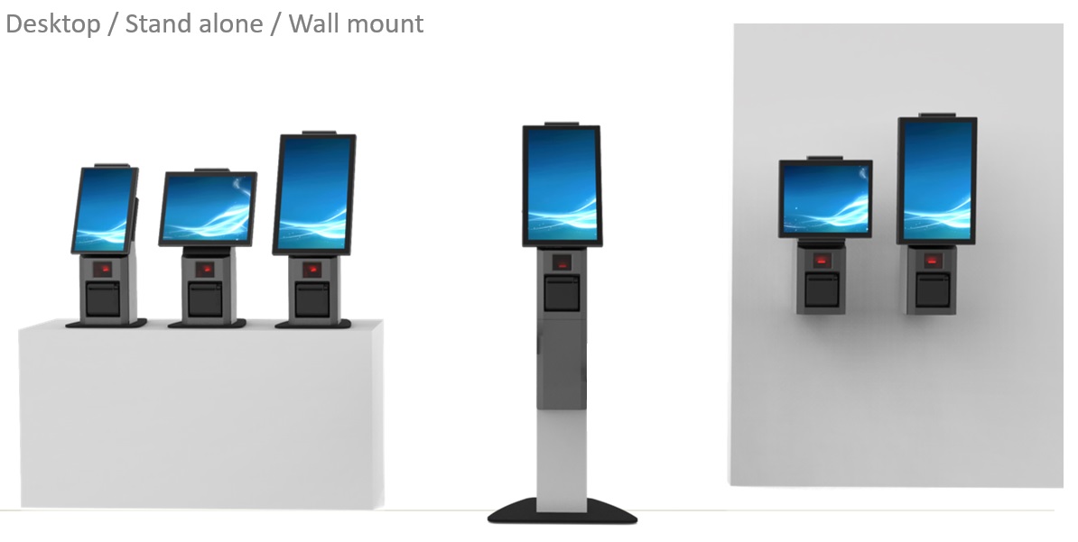 FEC KIOSK XELF WALL MOUNT FOR CHASIS