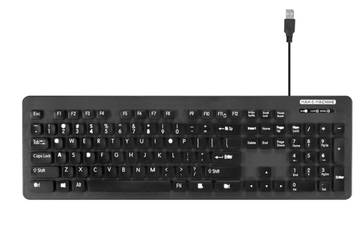 MANMACHINE KEYBOARD L COOL IP65 BLACK