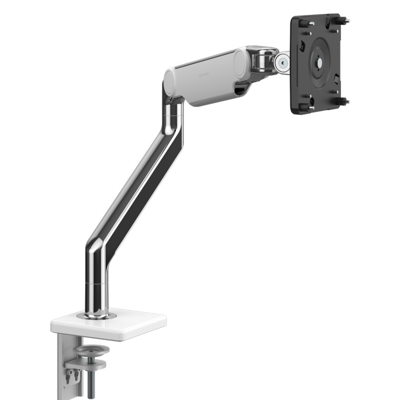 HUMANSCALE MONARM M2.1 SNG CLAMP WHI 1/PK
