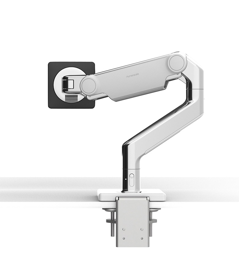 HUMANSCALE MON ARM M8.1 SNG CLAMP WHI