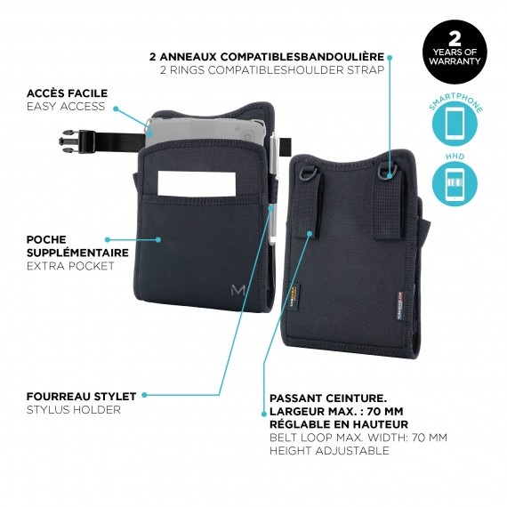 MOBILIS HOLSTER ACCESS TABLET 8-INCH + BELT