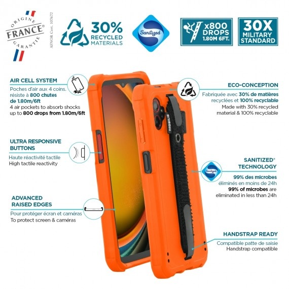 MOBILIS PROTECH CASE ORANGE FOR GALAXY XCOVER7 PRO