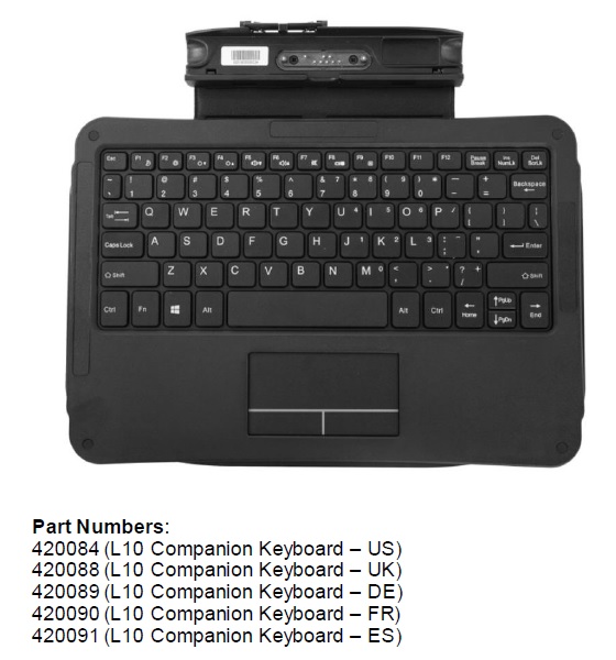 ZEBRA KEYBOARD COMPANION US L10