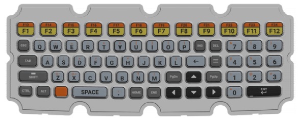 ZEBRA KEYBOARD QWERTY SPARE ELASTOMER FOR VC USB