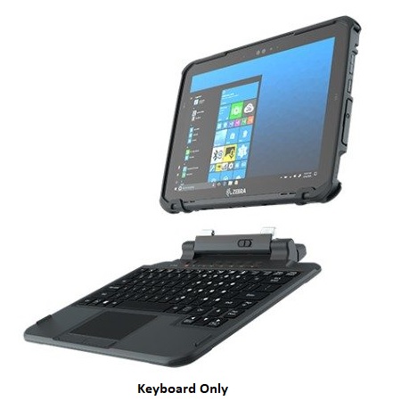 Zebra 2-in-1 Attachable Rugged 82 Keys Keyboard ET80/ET85 with Multi-Color Backlight