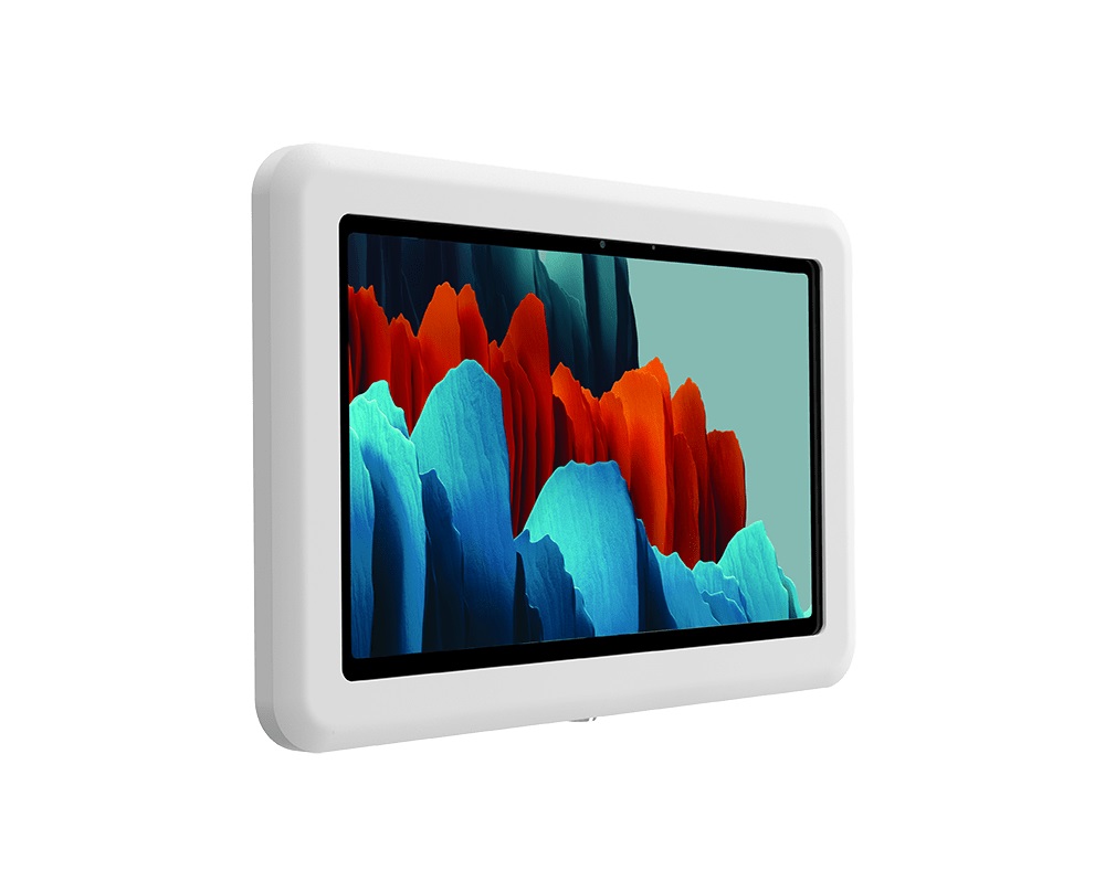 BOSSTAB ELITE FIXED WALL MOUNT for SAMSUNG GALAXY TAB S7 S8 S9 11" in WHITE