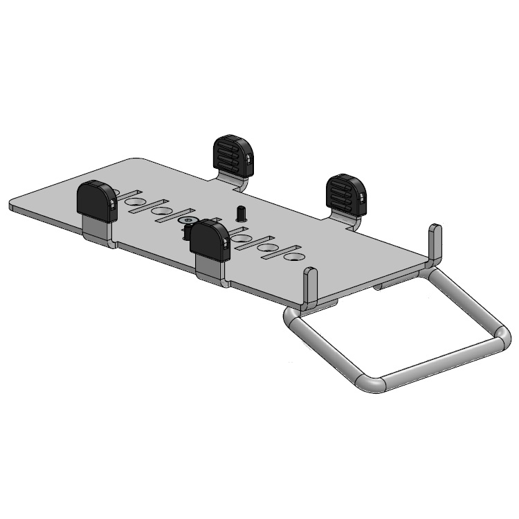 SPACEPOLE MULTIGRIP W/HANDLE BLK CASTLES S1P2