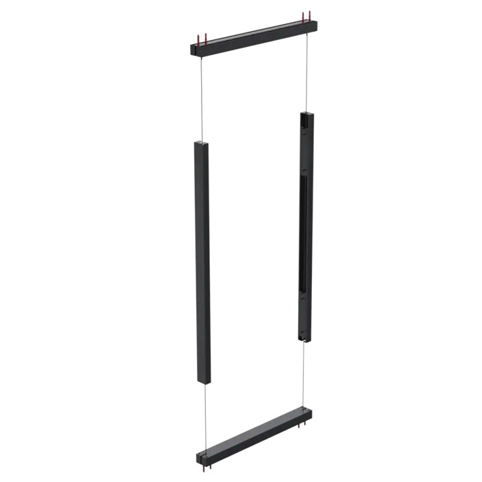 SPACEPOLE IN-WINDOW MNT WIRE BLK FOR OM55N-DS