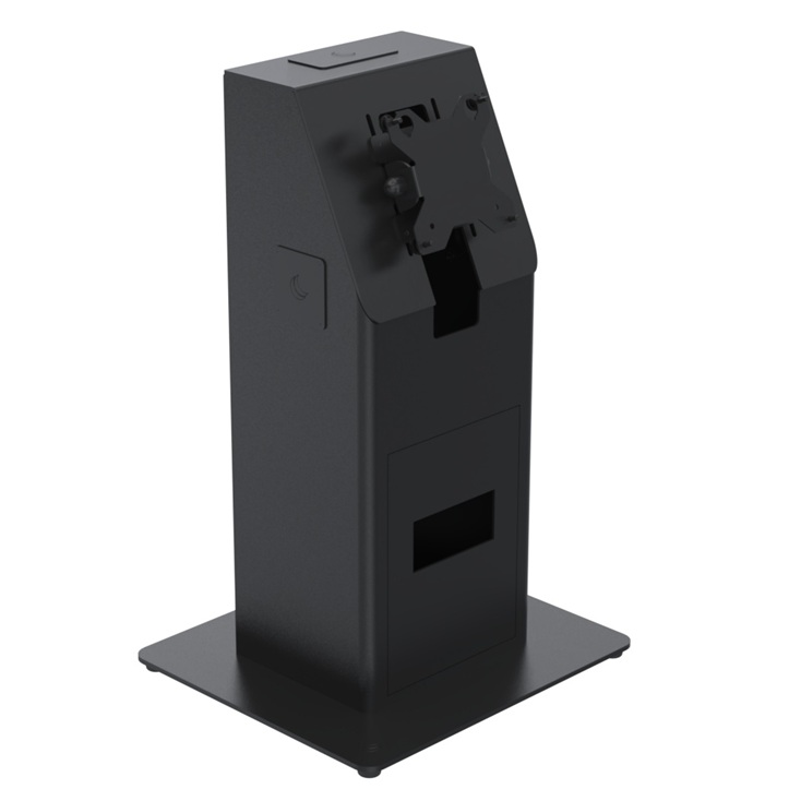 SPACEPOLE COUNTERTOP KIOSK BLK
