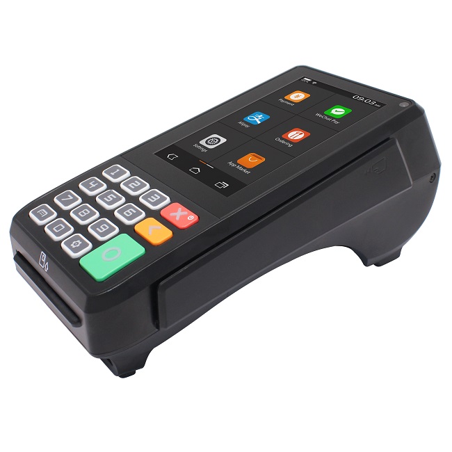 PAX A80 1/8 KEYPAD+4G+2X-SIM+1X-SAM BLK AD10 + RKI