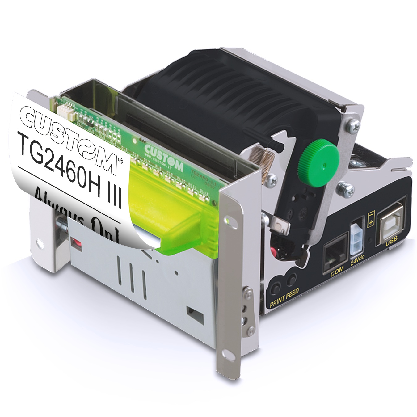 CUSTOM PRINTER TG2460HIII USB/RS232 CUTTER