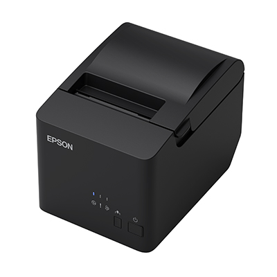 EPSON Ultra Low Cost TM-T82IVL Thermal Receipt Printer, Built-in USB+ Ethernet,  Built-in Power Supply with AC Cable, Black