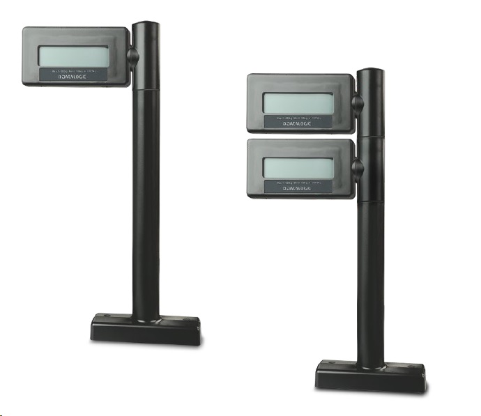 Datalogic Remote Display for Magellan 9600I/9900I, Single, Black