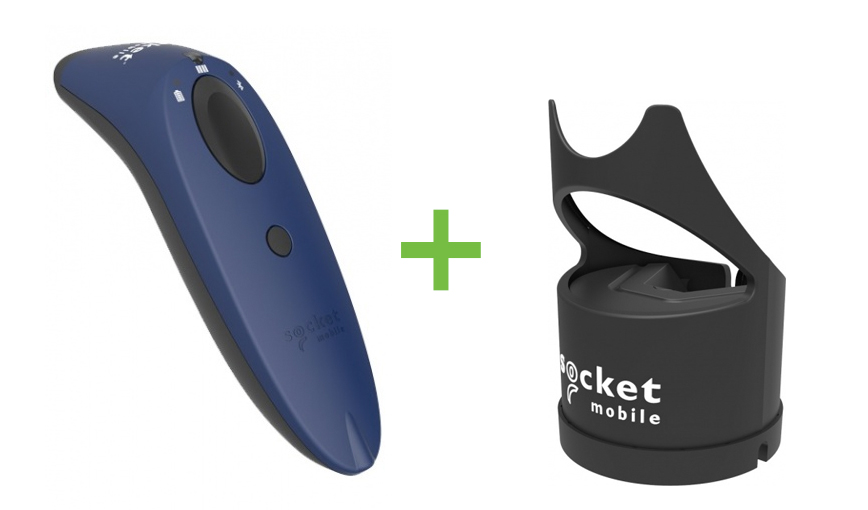 SOCKET SCANNER S740 BT 2D BLUE + CHARGING DOCK