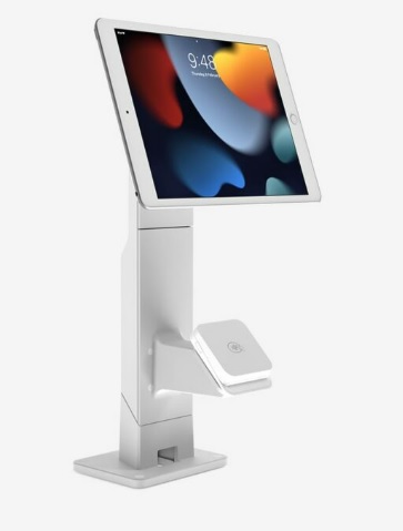 BOSSTAB STAND GEMINI S/S ESMG SCREW TOUCH UNIV WHI